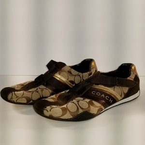 Women's Coach shoes size 9.5 M brown
